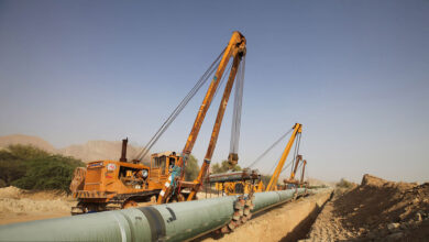 اجرای خط لوله گاز «سیریک - کوه مبارک»