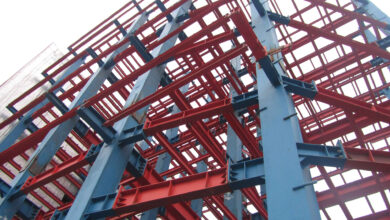 ظرفیت تولید دو میلیون تنی سازه‌های فولادی