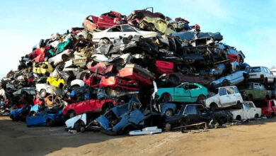 انباشت ۴۰ هزار خودروی فرسوده در مراکز اسقاط