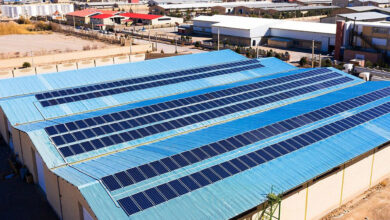 انرژی پاک در سقف کارخانه